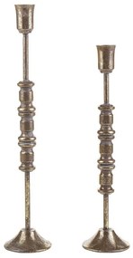 Set di 2 candelieri in metallo dorato SALAMINA Beliani