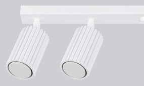 Faretto bianco 6,5x117 cm Gleam – Sollux