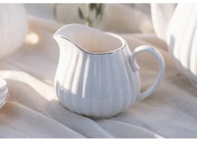 Set da caffè in porcellana, 15 pezzi, bianco