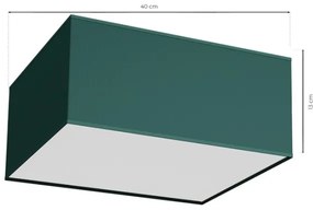 Plafoniera VERDE 2xE27/60W/230V 40x40 cm verde