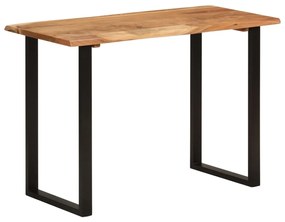 Tavolo da pranzo 110x50x76 cm legno massello di acacia