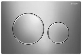 Geberit placca di comando Sigma 20 doppio tasto cromo lucido/cromo satinato