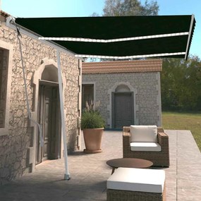 Tenda Automatica Con Sensore Vento E Led 350x250 Cm Antracite /