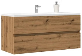 Mobile Lavabo Rovere Artigianale 100x38,5x45 Cm Multistrato /