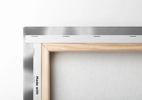 Quadro su tela – Fiori da giardino in bianco e nero