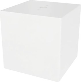 Plafoniera Quadrata 70x70mm h70mm GU10 in Gesso Pitturabile