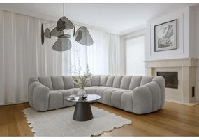 Divano angolare grigio chiaro Shell – Miuform