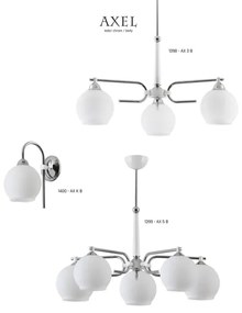 Jupiter 1399 - AX 5 B - Lampadario a sospensione con supporto rigido AXEL 5xE27/60W/230V