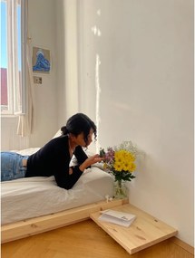 Letto matrimoniale in legno di pino con griglia 160x200 cm Dock - Karup Design