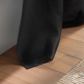 Tenda nera in microsatinato 140x240 cm Shana – douceur d'intérieur