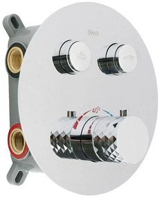 Set doccia da incasso Rea Lungo Diamond Chrom + BOX