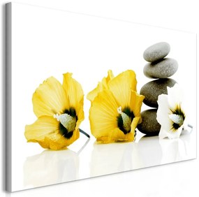 Quadro Calm Mallow (1 Part) Yellow  Colore Giallo, Dimensioni e Misure 120x60