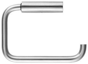 Porta carta igienica a parete in acciaio inox in argento opaco Modo - Blomus