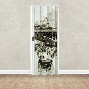Porta a soffietto Digitale Vintage in pvc multicolore L 89.5 x H 214 cm