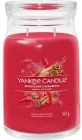 Sparkling Cinnamon candela in giara grande Yankee Candle