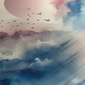 Quadro su tela – Montagne nebbiose