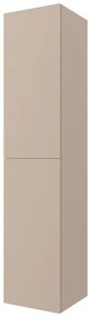 Colonna bagno sospesa 160 cm Melody cappuccino opaco con ante reversibili