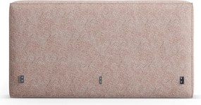 Testiera rosa chiaro in imbottito 209x100 cm Olivia – Micadoni