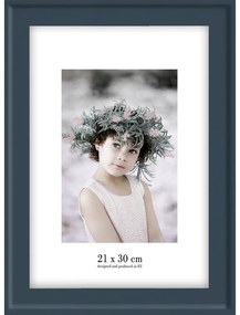 Cornice blu da appendere, 28 x 37 cm Malaga - Styler