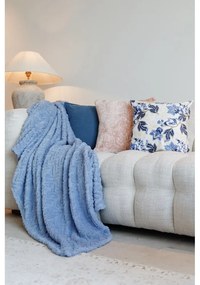 Coperta blu in micropile 150x200 cm Rena – Tiseco Home Studio