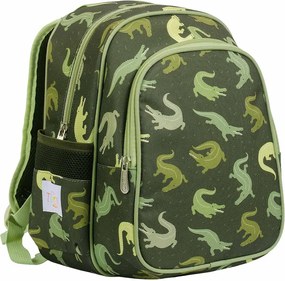 A Little Lovely Company - zainetto per l'asilo - coccodrillo