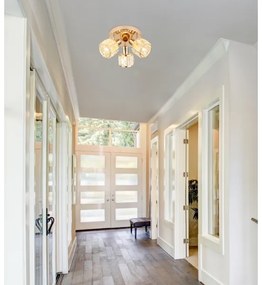 Faretto DUBAI 3xE14/40W/230V diametro 36 cm Oro rosa