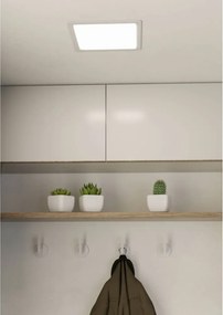Plafoniera LED/da incasso bianca 22x22 cm FUEVA 5 – EGLO