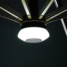 VOLTA - modulo led e cassa bluetooth per ombrellone VOLTA