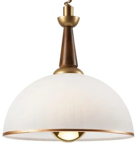 Lampadario a scomparsa CHIARA 1xE27/60W/230V marrone/rovere