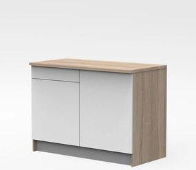 Base One bianco L 120 x H 89 x P 60 cm
