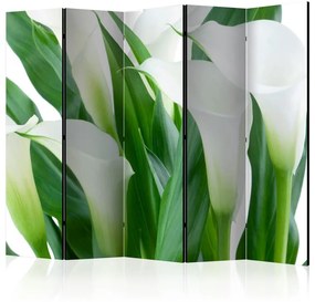 Paravento bunch of flowers callas II [Room Dividers]