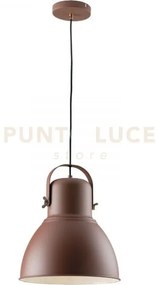 Lampadario a sospensione legend corten e rame 1 luce attacco e27 31...