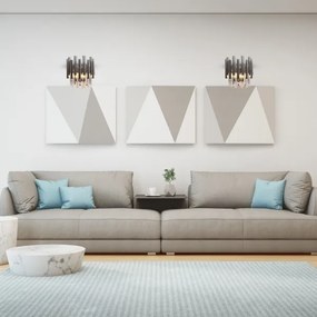 Applique di cristallo MADISON 2xE14/40W/230V cromo