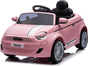 Macchina Elettrica per Bambini Licenza Fiat 500 12V con Telecomando Rosa...