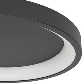 Eglo 901909 - Plafoniera LED RGBW dimmerabile LORETELLO-Z LED/19,6 W/230 V Ø35 cm nero