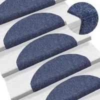 Tappetini Adesivi per Scale 5 pz Blu 65x21x4 cm Agugliati 149708