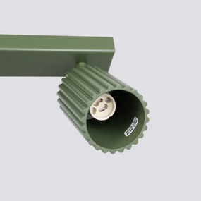 Sollux SL.1619 - Faretto KARBON 3xGU10/10W/230V verde