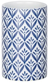 Tazza in ceramica blu per spazzolini da denti Lorca - Wenko