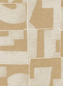 Patchwork Tapete Module von Arte - Beige/ Gelb