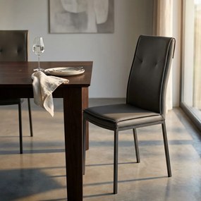 CHANTELLE - sedia in ecopelle