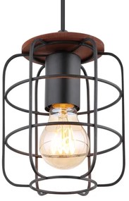 Globo 54037H - Lampadario su filo WILLA 1xE27/40W/230V