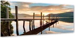 Dipinto su vetro, 50 x 125 cm Sunset - Styler