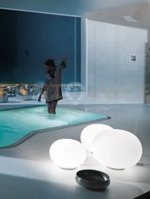 Lucciola lampada da tavolo 18 bianco satinato bianco lucido 1 luce ...