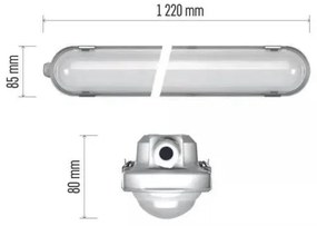 Apparecchio tecnico a LED con modulo EMERGENCY LED/35W/230V 4000/6500K IP66