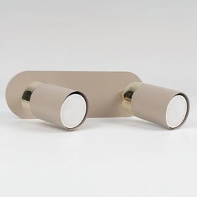 Brilagi - Faretto POKER 2xGU10/25W/230V beige