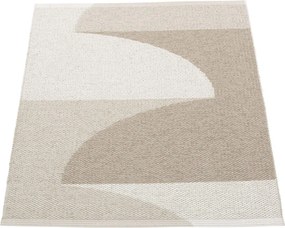 Tappeto da interno/esterno beige 70x90 cm Hill Dark Linen – Pappelina