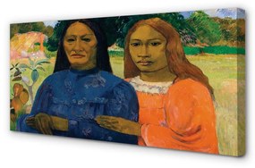 Quadro su tela Ritratto d'arte di donne 100x50 cm