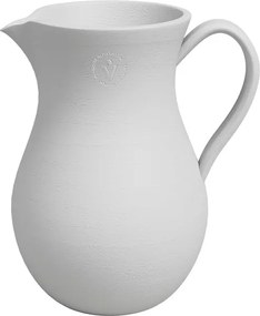 Vaso in ceramica bianca fatto a mano (altezza 30 cm) Harmonia - Artevasi
