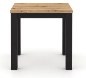 Tavolo da pranzo allungabile ZARO rovere artisan/nero