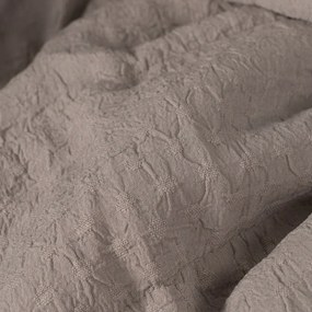 Copriletto grigio tortora con rivestimento trapuntato 240x260 cm – Ixia